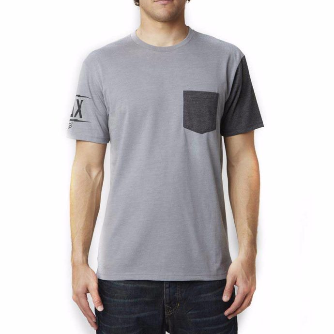 FOX 13442 185 Paradigm - tričko šedé