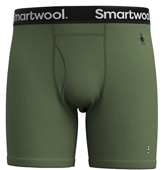 SMARTWOOL M MERINO BOXER BRIEF BOXED, fern green