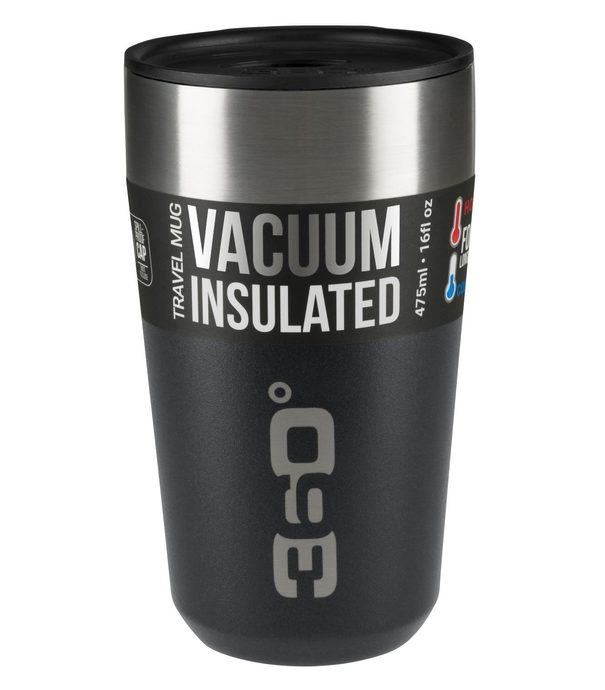 360° 360° Vacuum Travel Mug Large Black
