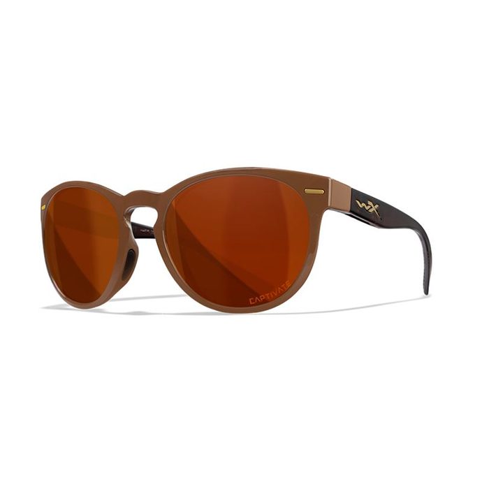 WILEY X COVERTCaptivate Polarized - Copper/Gloss Coffee/Crystal Brown