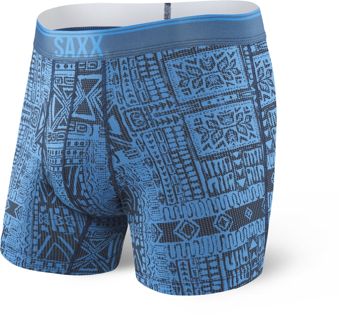 SAXX QUEST 2.0 PRINT BOXER FLY, blue dive tribe