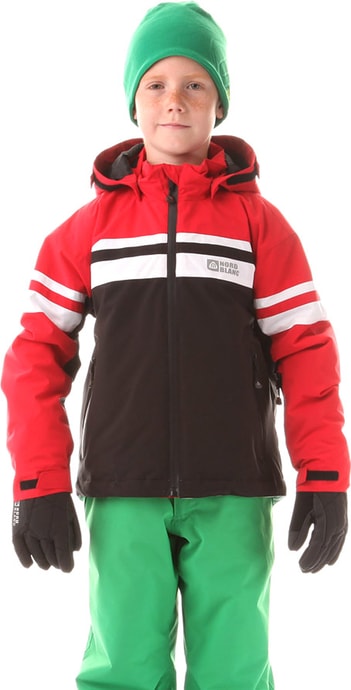 NORDBLANC NBWJK5906S YEARN dark red - Kids jacket for winter