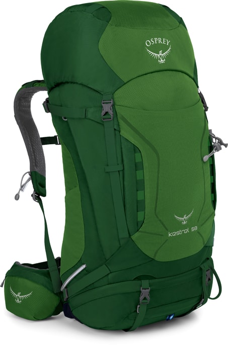 OSPREY Kestrel 58 jungle green - turistický batoh