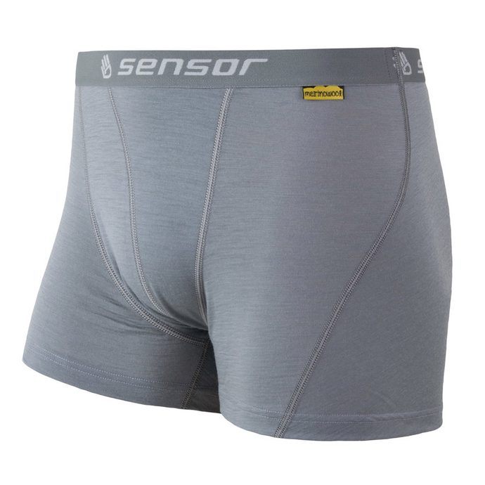 SENSOR MERINO ACTIVE pánské trenky sv.šedá