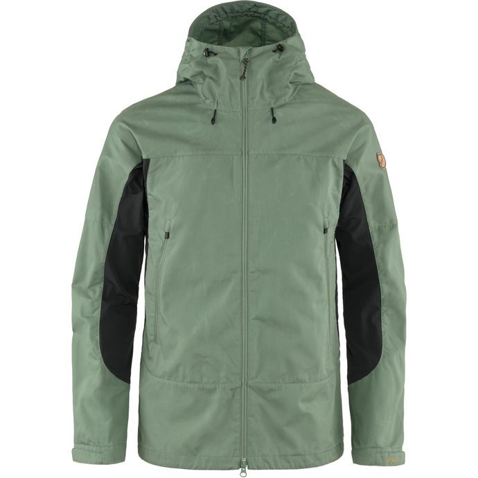 FJÄLLRÄVEN Abisko Lite Trekking Jacket M Patina Green-Dark Grey