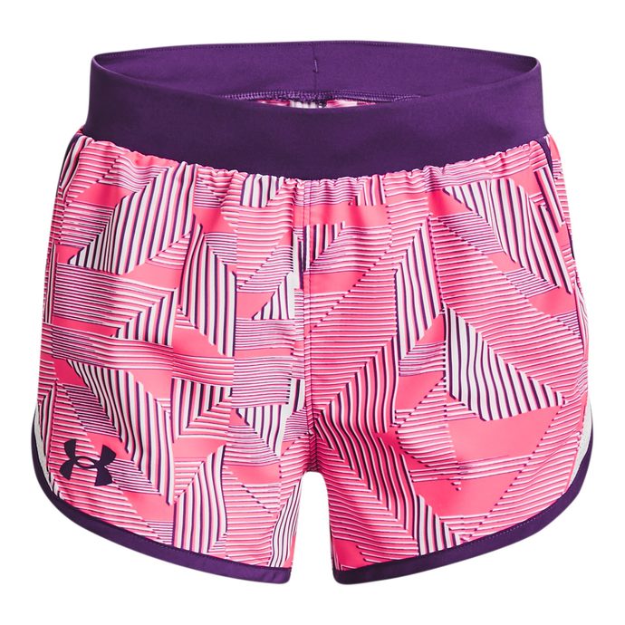 UNDER ARMOUR Fly By Printed Short, pink