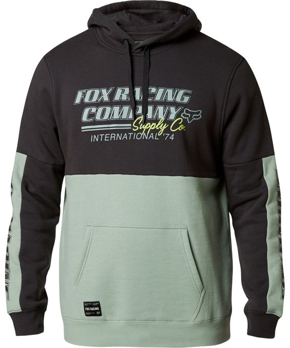 FOX Pit Stop Pullover Fleece, Black Vintage