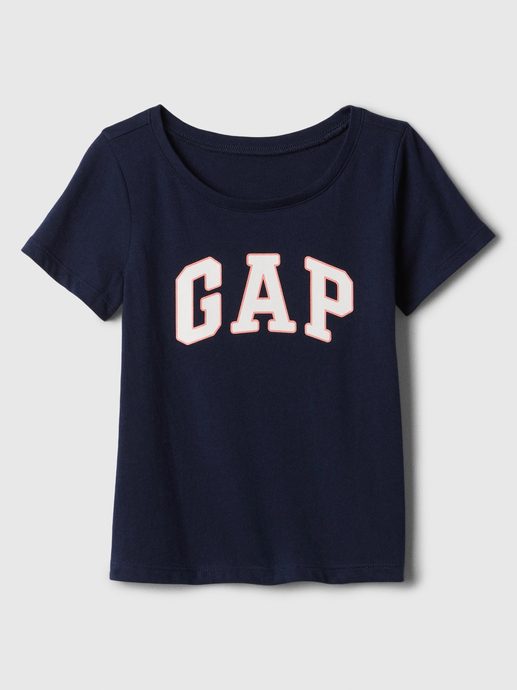 GAP 459909-10 Dětské tričko s logem Tmavě modrá