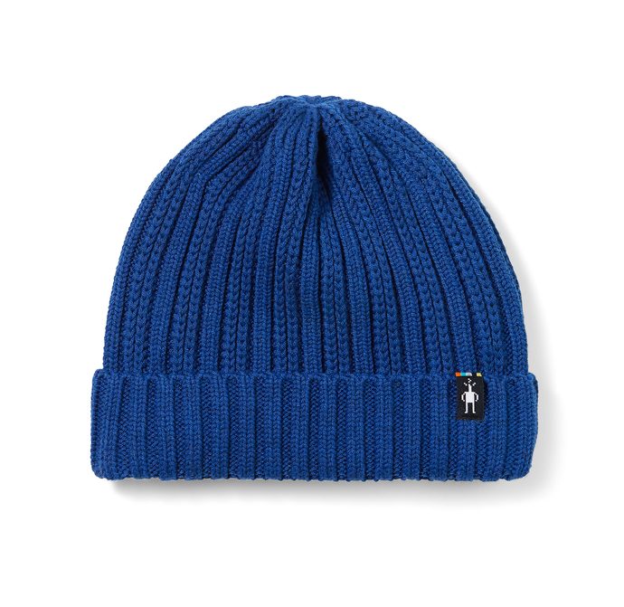 SMARTWOOL RIB HAT, blueberry hill heather