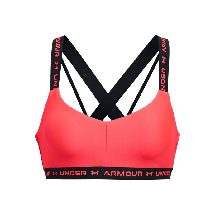 Logo Crossback Sports Bra 395, Passionate Red