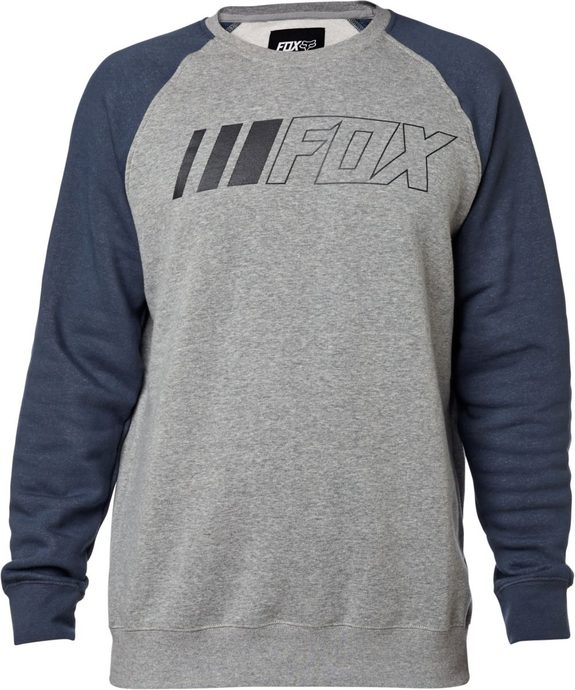 FOX Resin Crew Fleece Heather Graphite