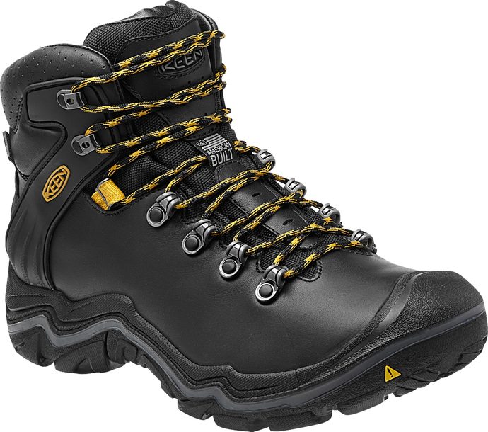 KEEN LIBERTY RIDGE WP black/gargoyle - pánské boty trekové