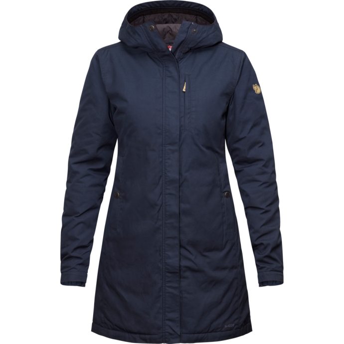 FJÄLLRÄVEN Kiruna Padded Parka W Dark Navy