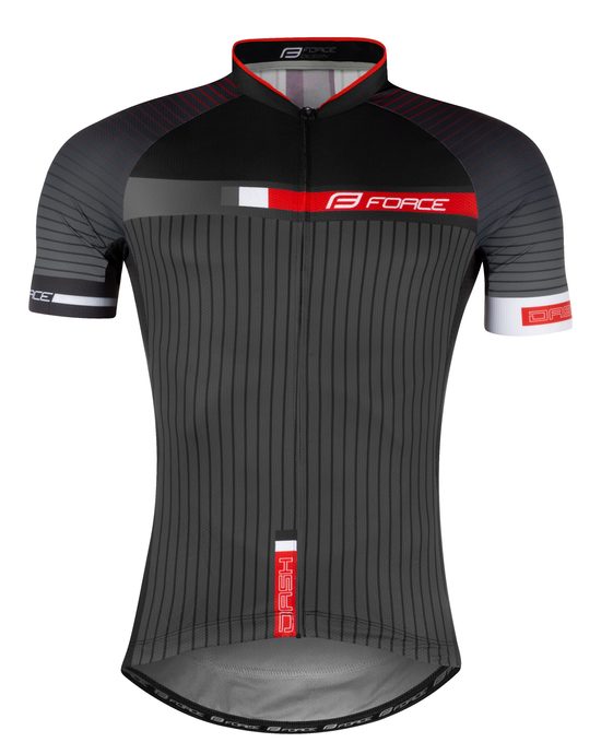 FORCE DASH short sleeve,grey-red-black