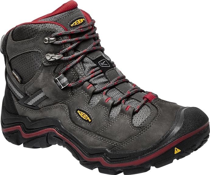 KEEN Durand Mid WP M, magnet/red - pánské trekingové boty