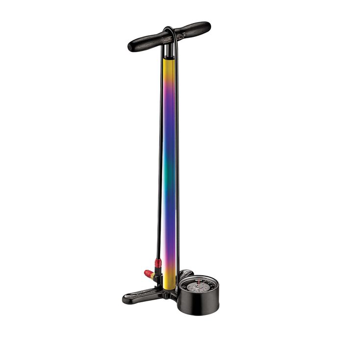 LEZYNE CLASSIC FLOOR DRIVE 3.5-SPECIAL EDITION NEO METALLIC