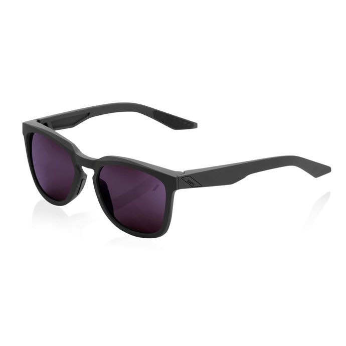 100% HUDSON - SOFT TACT MIDNIGHT MAUVE - DARK PURPLE LENS