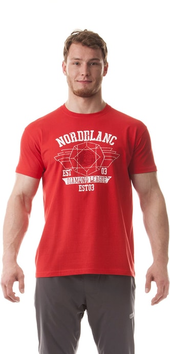 NORDBLANC NBFMT5936 SPARK červená - pánské tričko