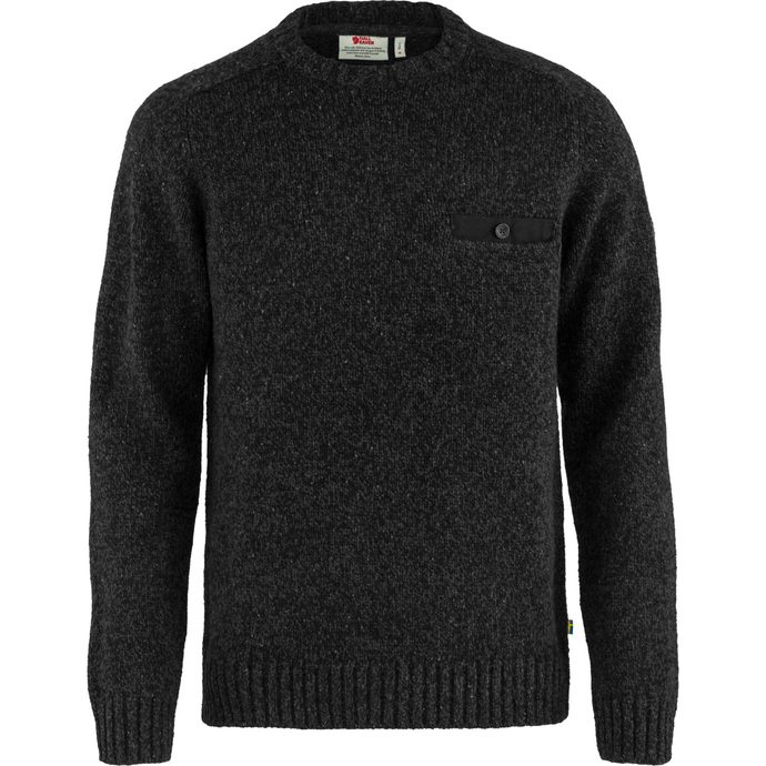 FJÄLLRÄVEN Lada Round-neck Sweater M Black