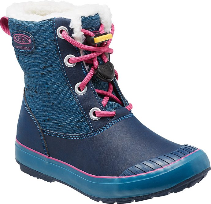 KEEN ELSA BOOT WP K blue/berry - dětské zimní boty