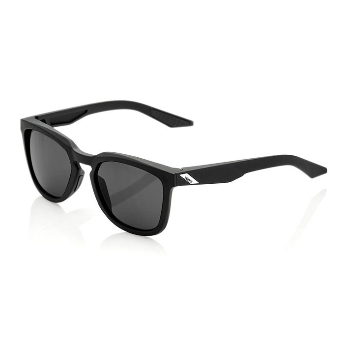 100% HUDSON - SOFT TACT BLACK - SMOKE LENS