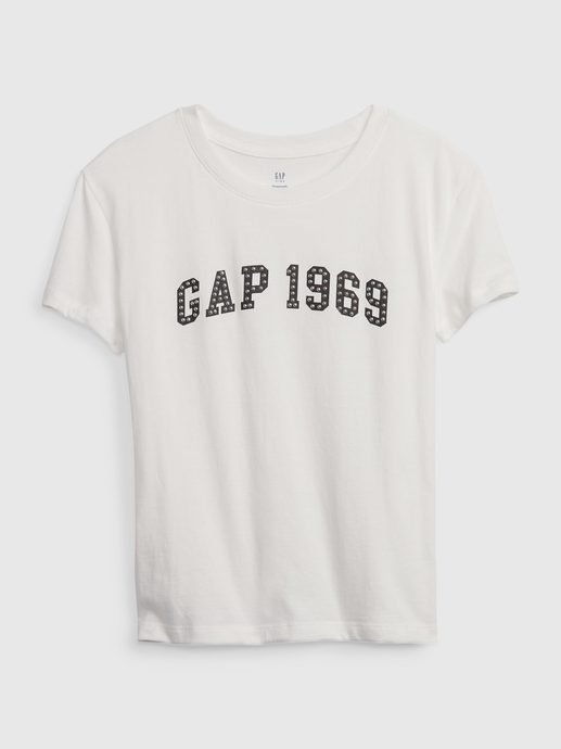 GAP 601412-00 Dětské tričko s logem Bílá