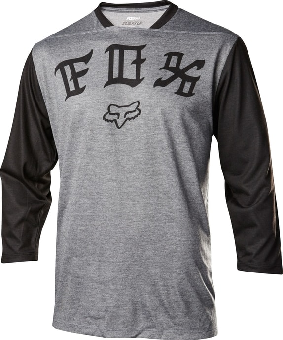 FOX Indicator 3/4 Fls Jersey Heather Grey/Black