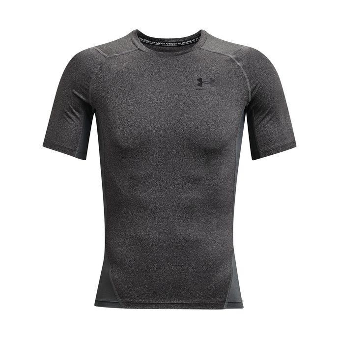  UA HG Armour Comp SS, Gray - men's short sleeve