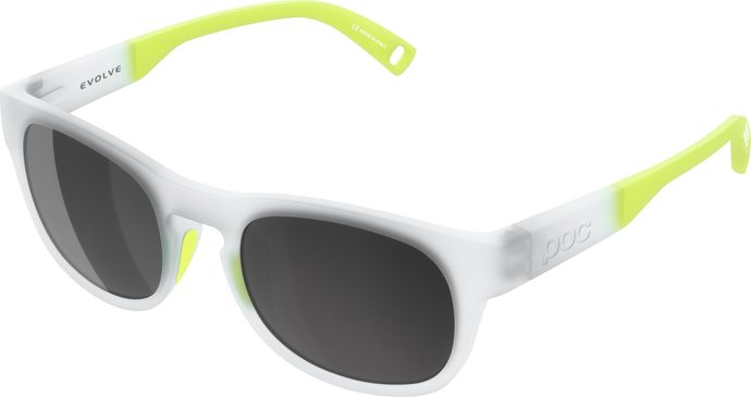 POC Evolve Transparant Crystal/Fluorescent Limegreen