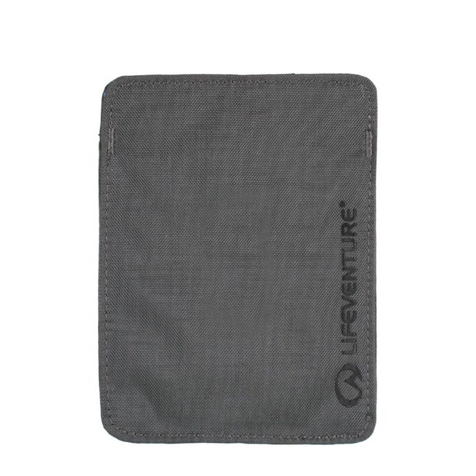 LIFEVENTURE RFiD Passport Wallet Recycled; grey