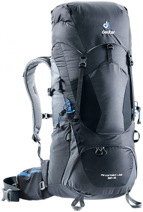 DEUTER Aircontact Lite 32 + 5 black-graphite