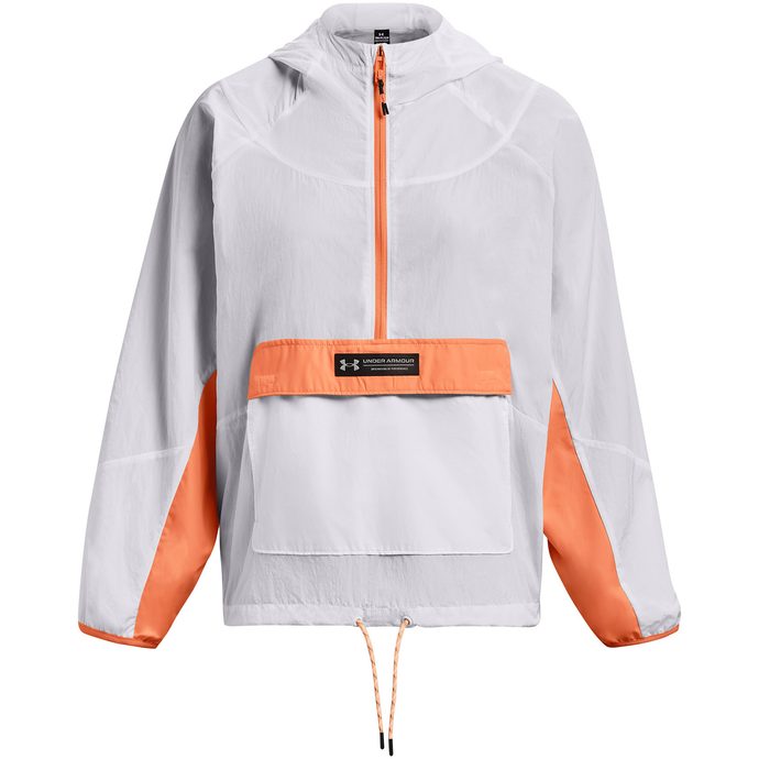 UNDER ARMOUR Rush Woven Anorak, White