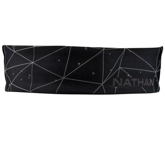 NATHAN HyperNight Reflective Hairband, Galaxy Nova Black