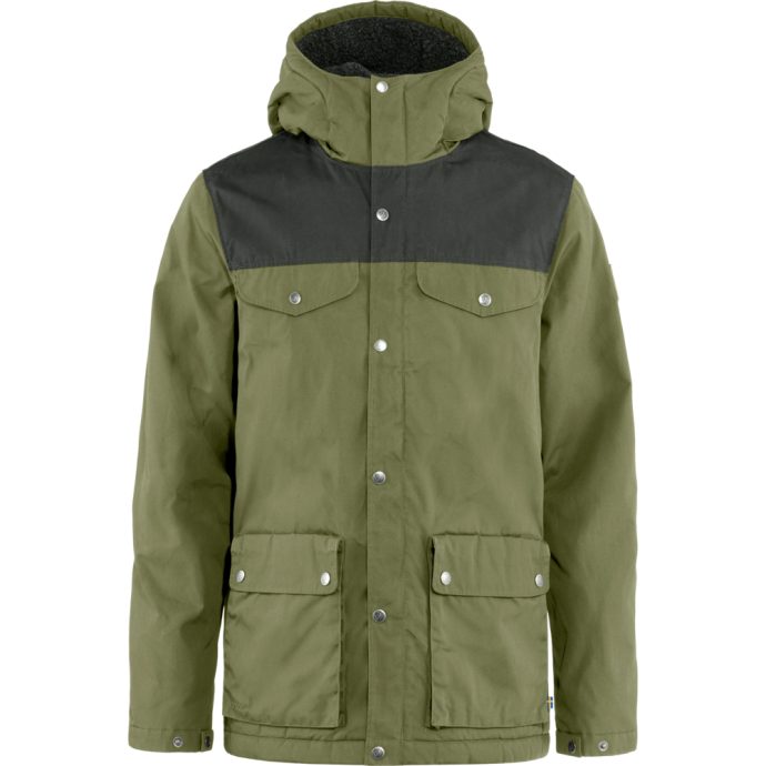 FJÄLLRÄVEN Greenland Winter Jacket M, Green-Dark Grey