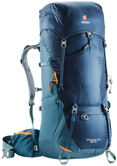 DEUTER Aircontact Lite 65 + 10 navy-arctic