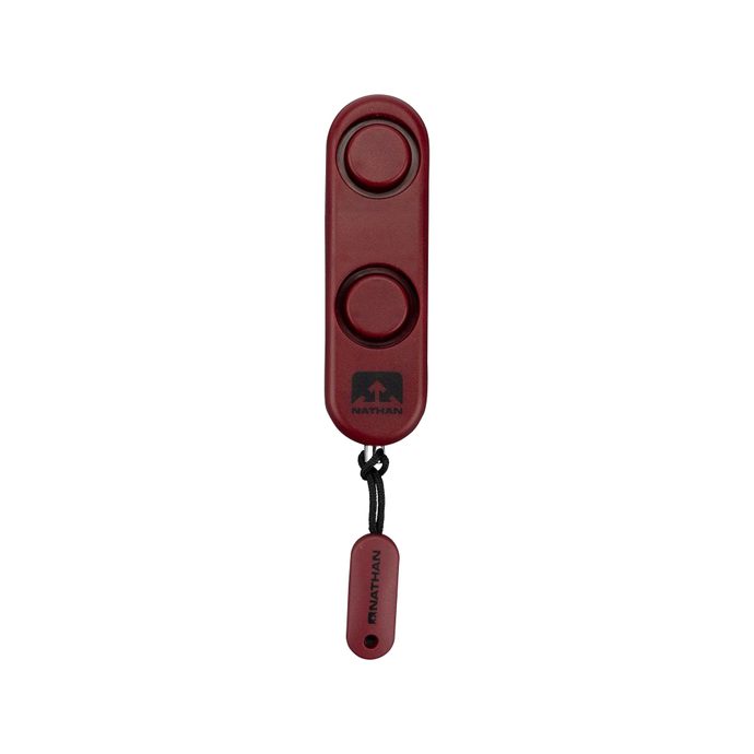 NATHAN Ripcord Personal Safety Alarm (Single Unit), Red Dahlia