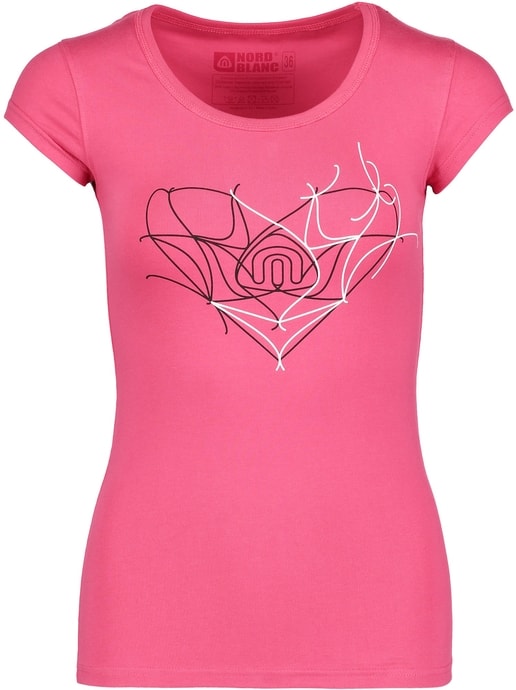 NORDBLANC NBFLT5952 SUGARY růžová - dámské tričko