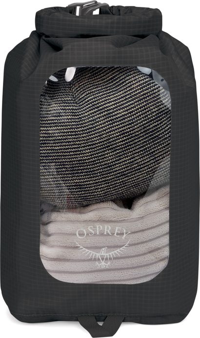 OSPREY DRY SACK 6 W/WINDOW, black