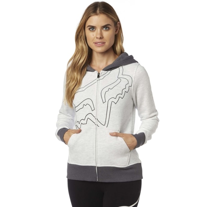 FOX Eyecon Zip Fleece Light Heather Gray