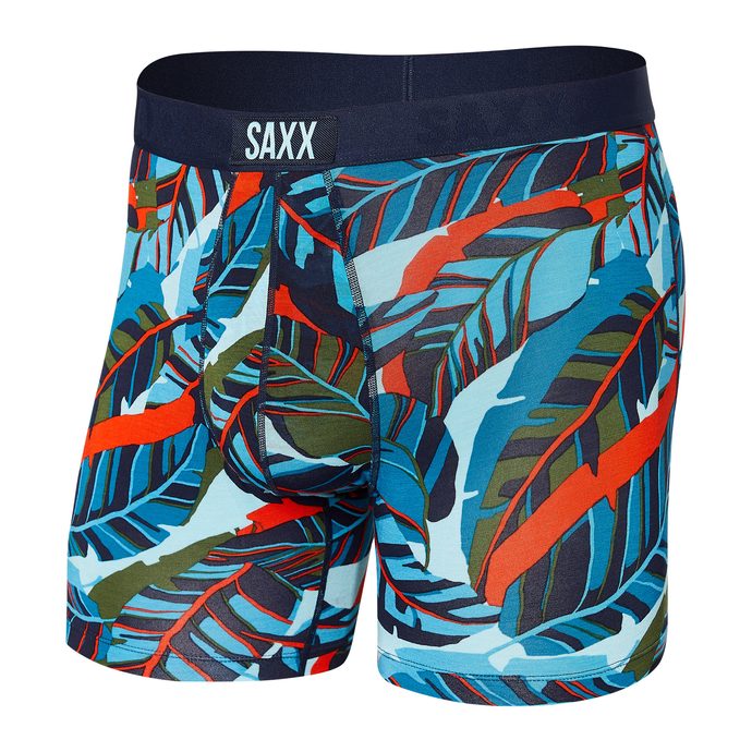 SAXX VIBE BOXER BRIEF blue pop jungle