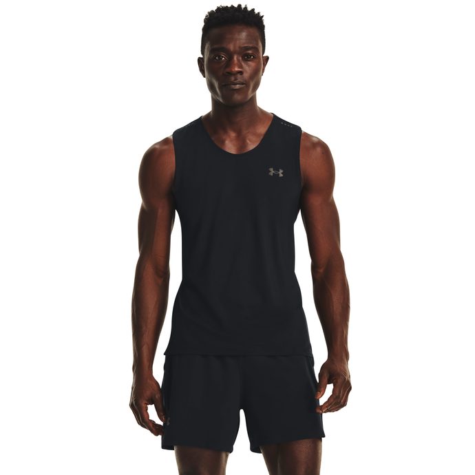 UNDER ARMOUR ISO-CHILL LASER SINGLET, black