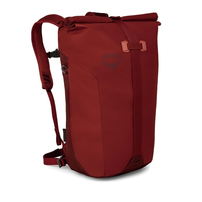 OSPREY TRANSPORTER ROLL 25, ruffian red