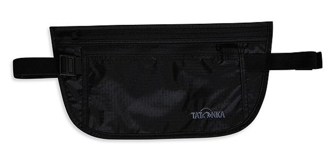 TATONKA Skin Moneybelt Int., black - document bag with waist strap