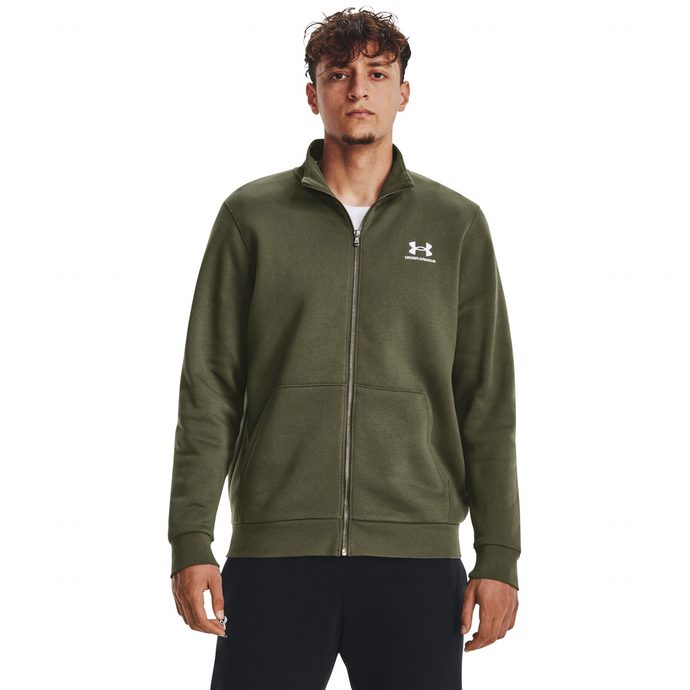 UNDER ARMOUR Essential Flc Track Jkt-GRN