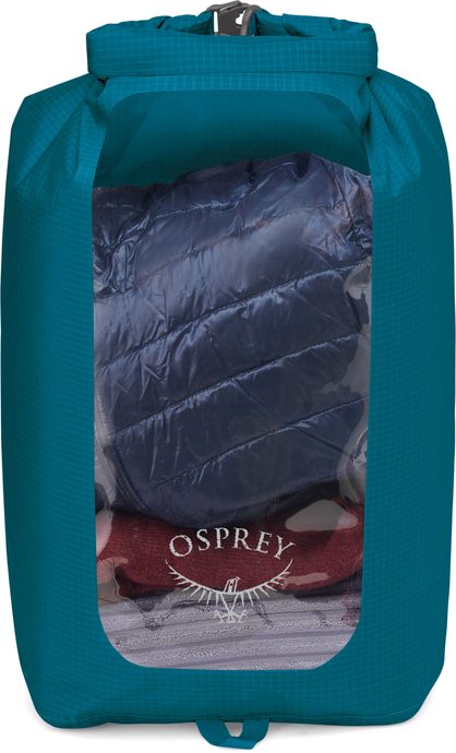 OSPREY DRY SACK 20 W/WINDOW, waterfront blue