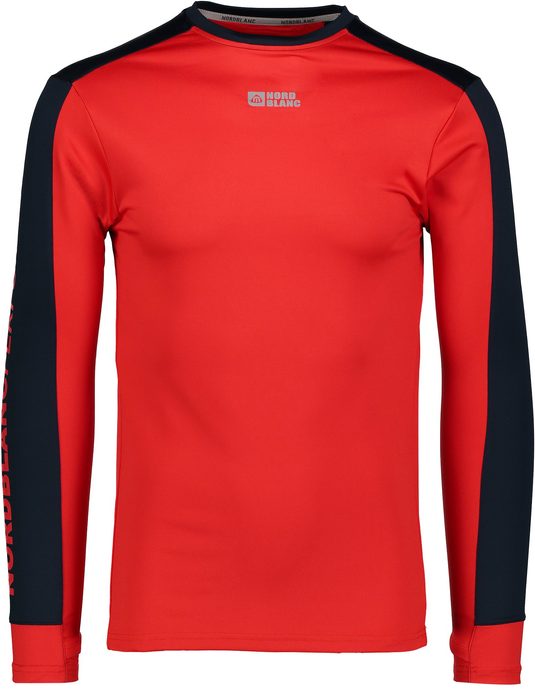 NORDBLANC NBFMF5893 SLING červená - pánské nordic tričko s dlouhým rukávem