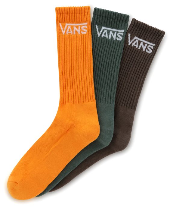 VANS MN CLASSIC CREW (9.5-13, 3PK) CANTEEN