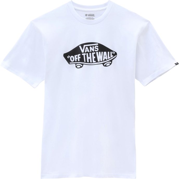 VANS OTW CLASSIC FRONT SS TEE, WHITE/BLACK