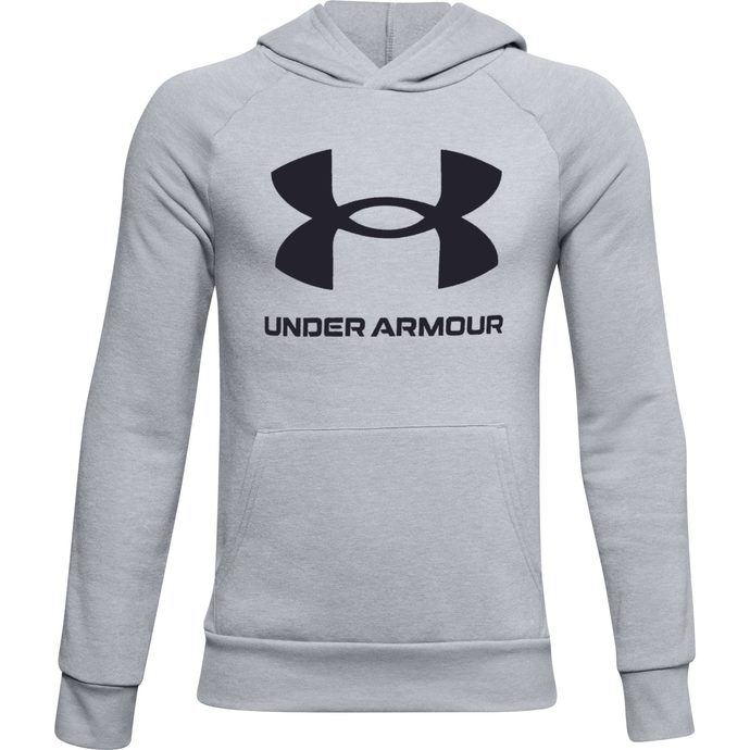 UNDER ARMOUR UA RIVAL FLEECE HOODIE, Gray