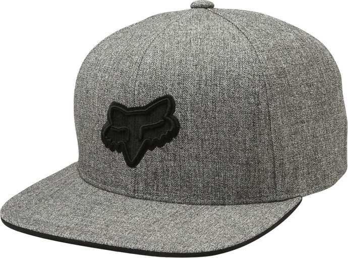 FOX Legacy Snapback Hat, heather gray